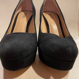 Michael Kors Black Suede Heels